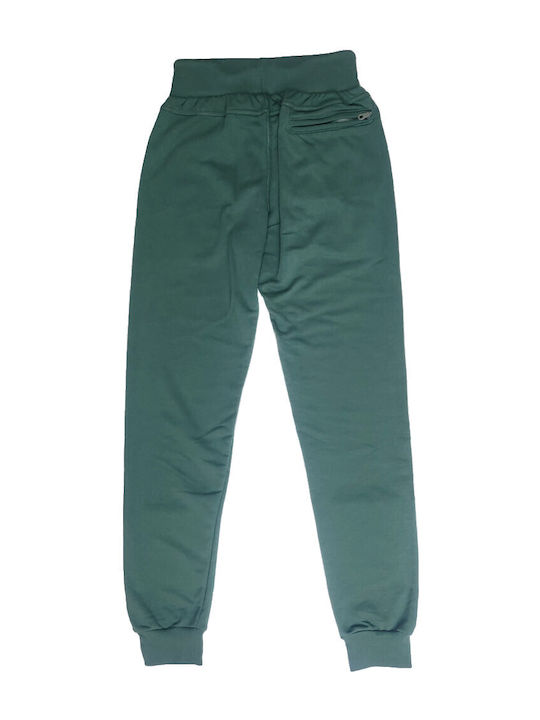 Paco & Co Men's Sweatpants with Rubber Green