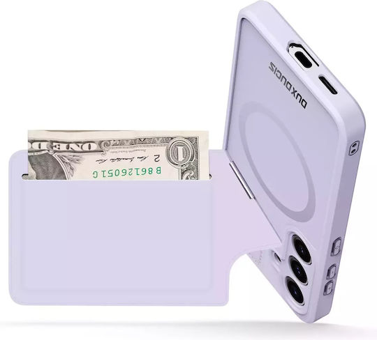 Dux Ducis Mag Back Cover Piele / Piele artificială Violet (Galaxy S24)