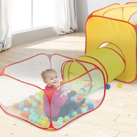 Ludi Kids Play Tunnel Cube - Tent for 2+ years Multicolour