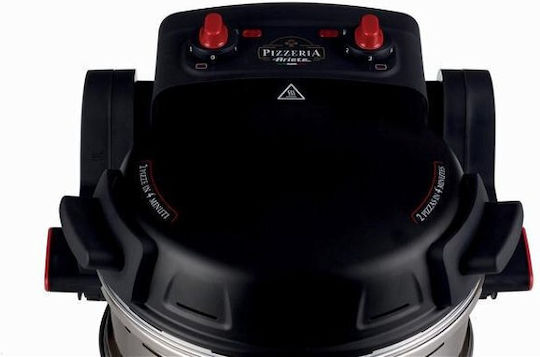 Ariete Pizzeria Italiana Pizzabäcker 2300W mit Kapazität 8Es Schwarzer