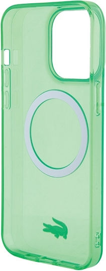 Lacoste Back Cover Plastic Verde (iPhone 15 Pro)