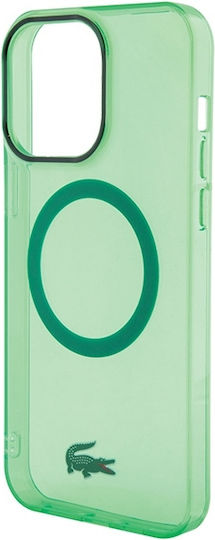 Lacoste Back Cover Plastic Verde (iPhone 15 Pro)