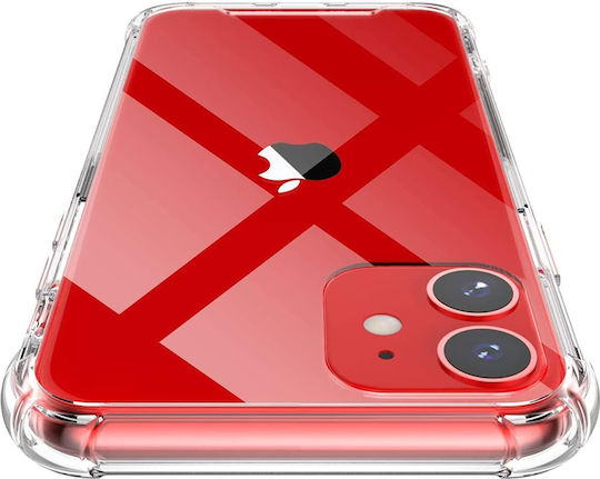 Techsuit Shockproof Clear Umschlag Rückseite Silikon Transparent (iPhone 12)