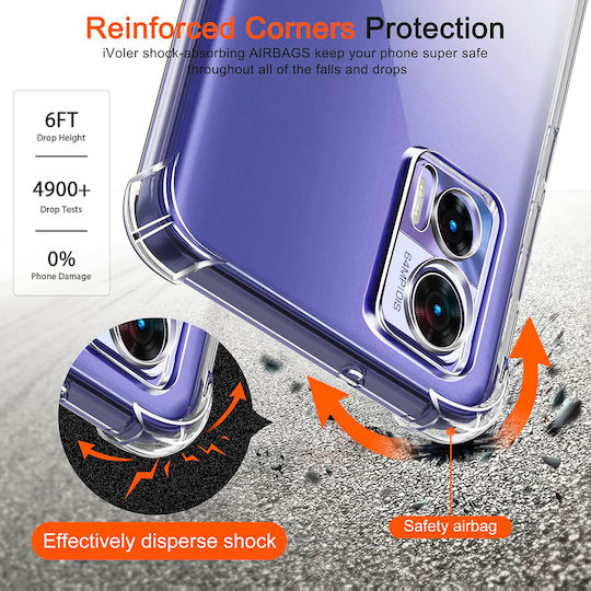 Techsuit Shockproof Clear Back Cover Σιλικόνης Διάφανο (Motorola Edge 30)