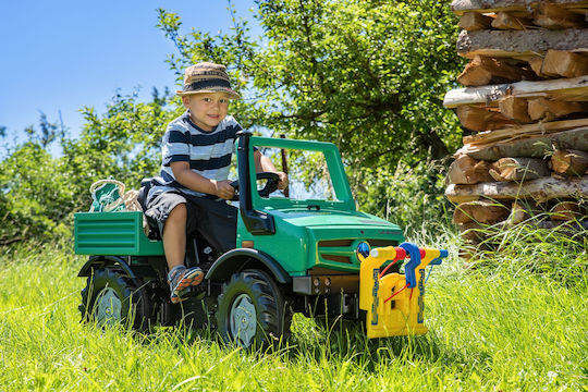 Mercedes-Benz Lastwagen Einsitzer mit Pedal Inspiriert von Grün für 3+ Jahre
