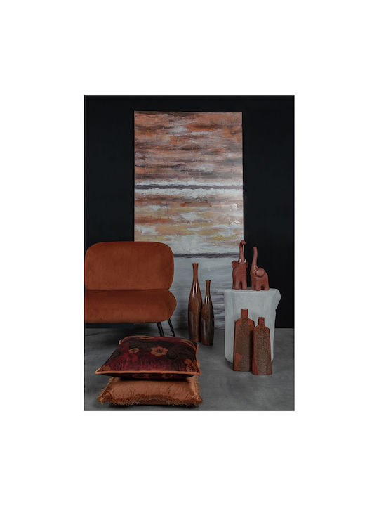 InTheBox Decorative Vase Orange 13.5x13.5x60cm