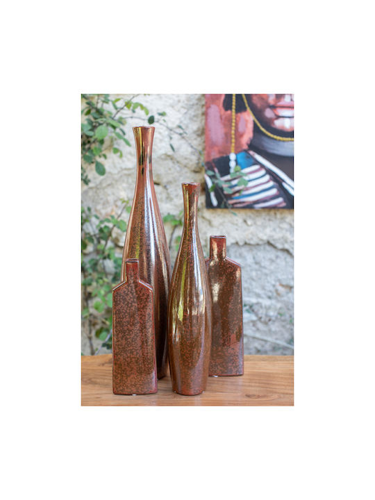InTheBox Decorative Vase Orange 13.5x13.5x60cm