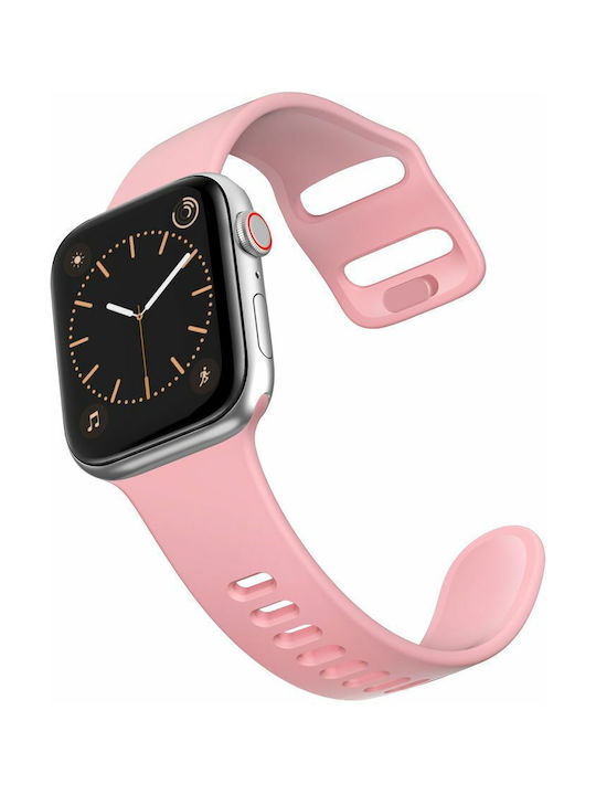 Tech-Protect Iconband Strap Silicone with Pin Pink Sand (Apple Watch 44/45/46mm/Ultra 49mm)