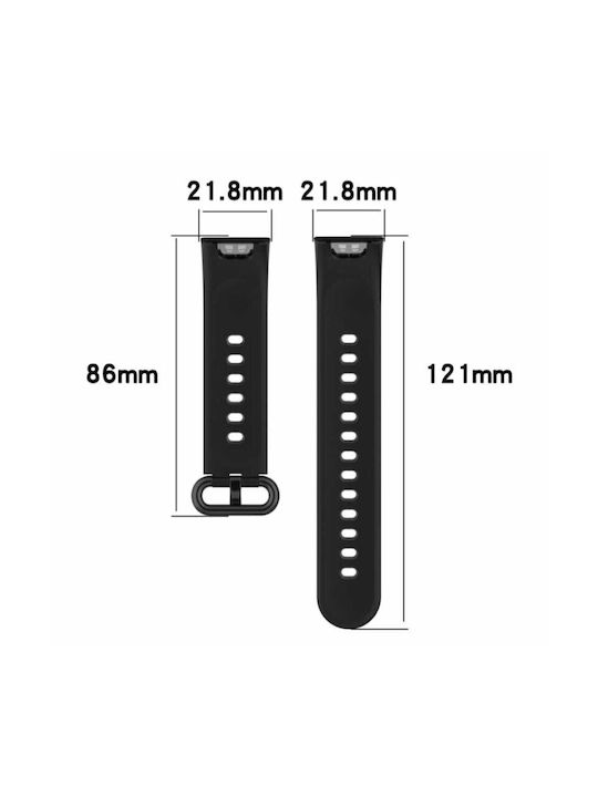 Strado Curea Silicon Negru (Mi Watch Lite)