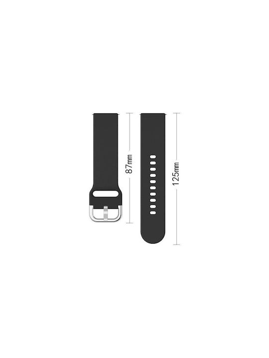 Hurtel TYS Λουράκι Σιλικόνης Ροζ (Universal 20mm)