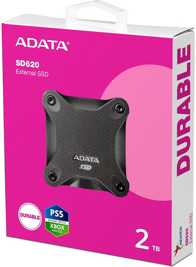 Adata SD620 USB 3.2 Εξωτερικός SSD 2TB Μαύρο
