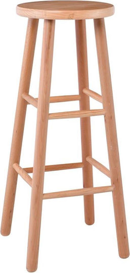 Stool Bar Beech Brown 33x33x77cm