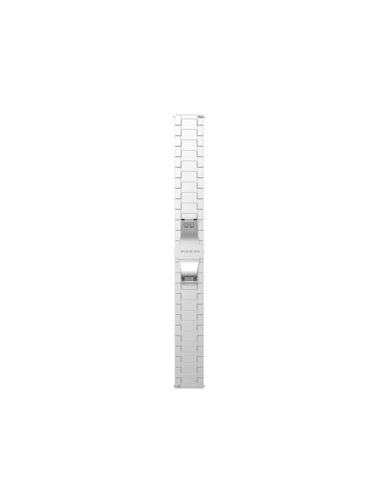 Techsuit Armband Rostfreier Stahl Gray (Galaxy Watch4/5/6/7/FE/4 Classic/6 Classic/5 Pro)