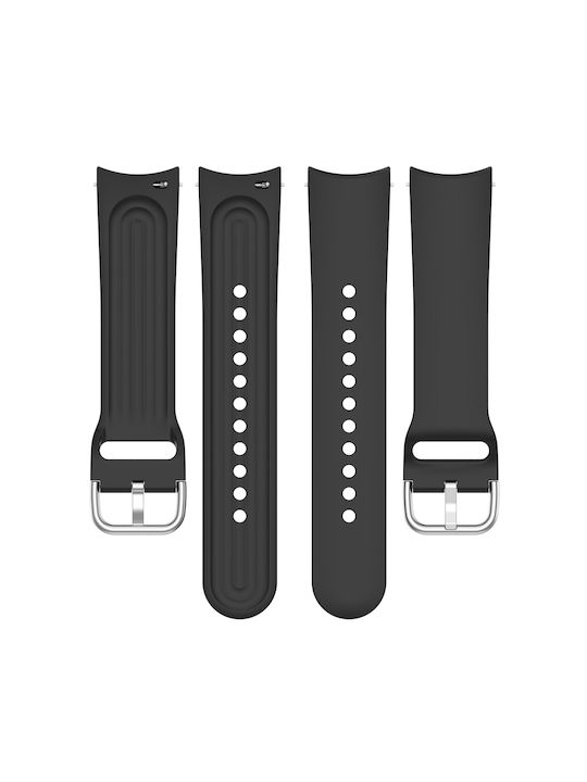 Techsuit Armband Silikon Schwarz (Huawei Watch GT 2, GT 2 Pro, GT 3 Pro, Ultimate Xiaomi Watch S1) KF2317489