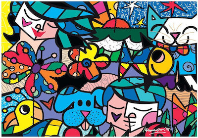 Romero Britto - Britto Garden Puzzle 2D 1000 Bucăți