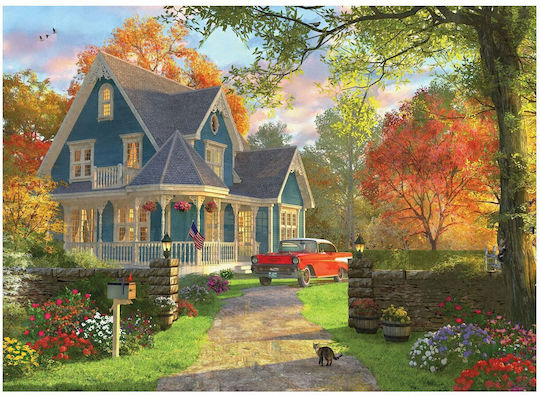 The Blue Country House Puzzle 2D 1000pcs