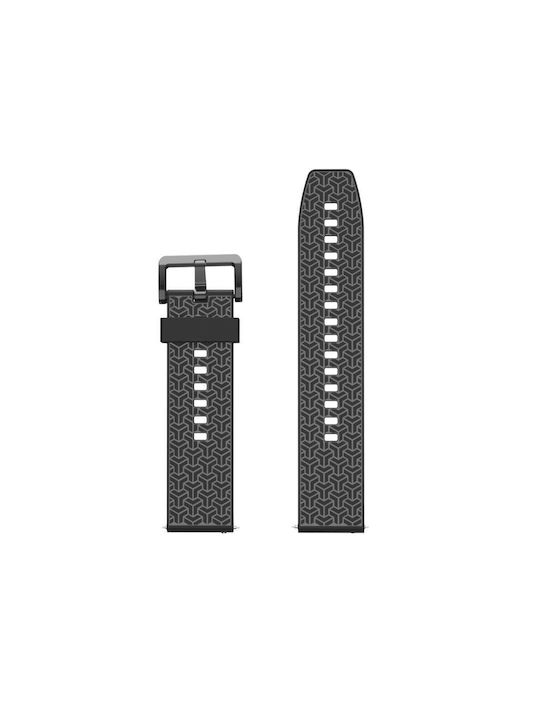 Hurtel Watch Strap Y Каишка Силикон Черен (Галакси Уотч (46мм) / Гиър С3)