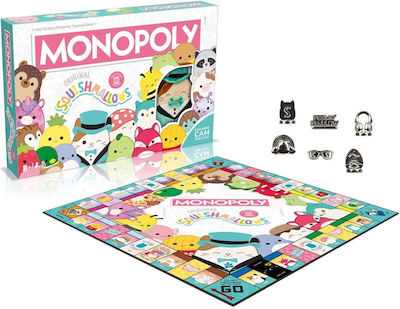 Winning Moves Board Game Monopoly: Squishmallows for 2-6 Players 8+ Years Old (EN)