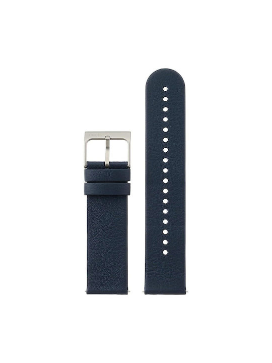 Suunto 22mm Каишка Кожа син гранит (Градски 6) SS050703000