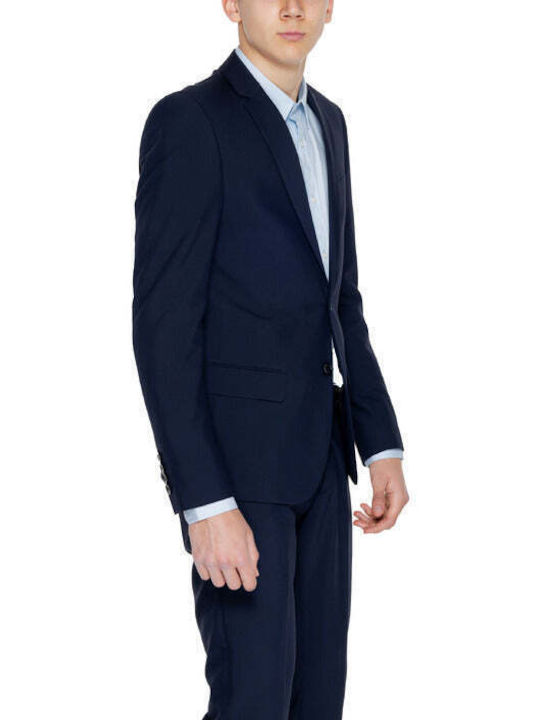 Antony Morato Men's Summer Suit Jacket Blue