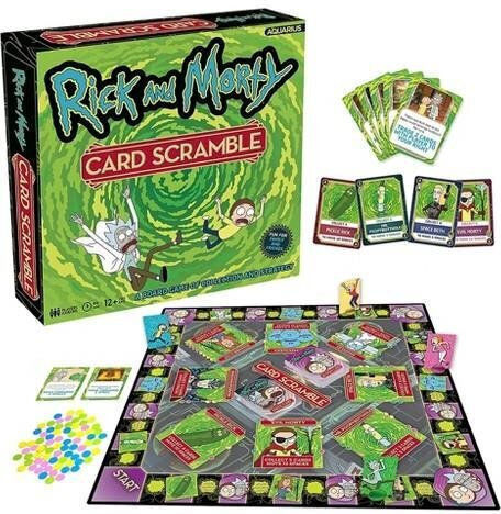 Настолна игра Rick and Morty: Card Scramble за 2-4 играчи 12+ години (EN) Aquarius