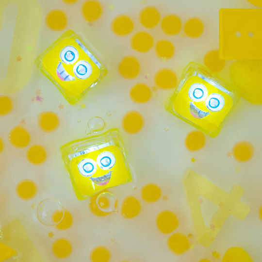 Sensory Light-up Toy Alex Glo Cube Yellow