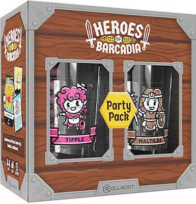 Rollacrit Επέκταση Παιχνιδιού Heroes Of Barcadia Party Pack (EN) για 2-6 Παίκτες 21+ Ετών