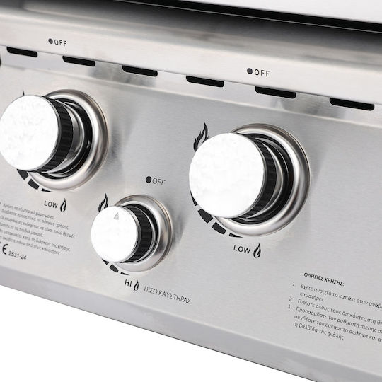 Thermogatz SEMI-PROF TGH-BI-M61 Gas Grill with 4 pcs 17.5kW