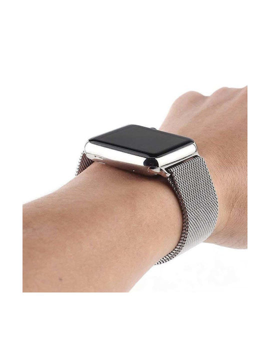 Hurtel Magnetic Λουράκι Ανοξείδωτο Ατσάλι Χρυσό (Apple Watch 38/40/41mm)