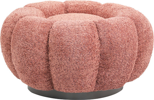 Scaune Camera de zi Tapițat cu Țesătură Kripp Pink Boucle / Black Base 60x60x31buc