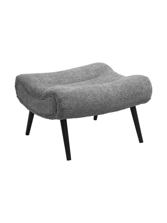 Stool Footstool Wooden Kemba Grey 68x58x40cm