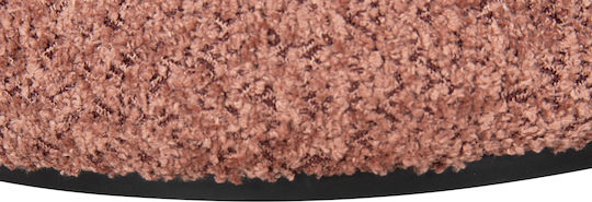 Hocker Für das Wohnzimmer Gepolstert mit Stoff Pink 38.5x38.5x43cm