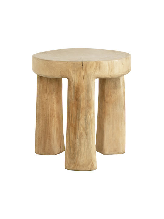 Hocker Für das Wohnzimmer Hölzernes Natural 27x27x25cm