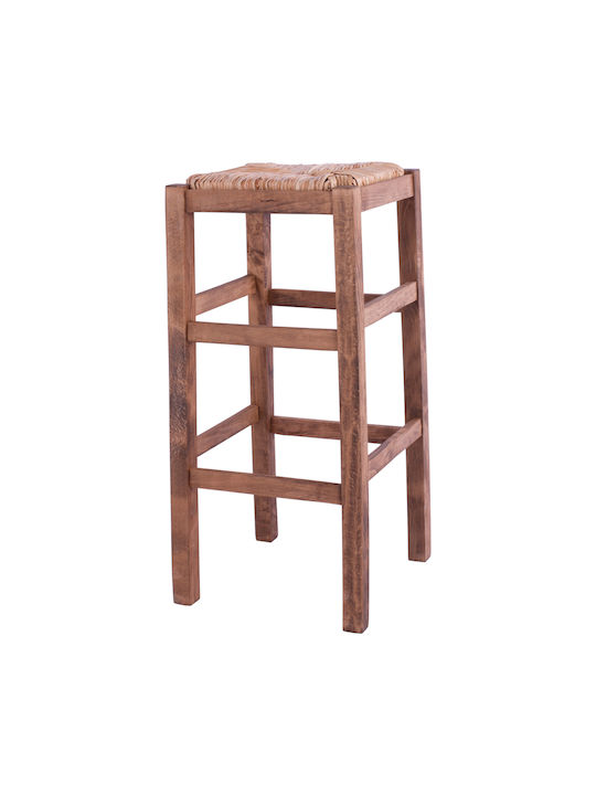 Stool Bar with Backrest Wicker FreeBox 35x35x80cm