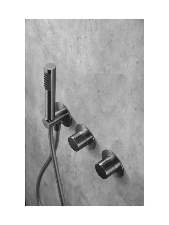 Imex Set Mixer & Cap Duș Îngropată pentru Duș Negru
