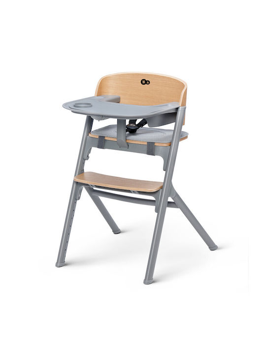 Kinderkraft Livy Baby Highchair 4 in 1 with Adjustable Height Gray