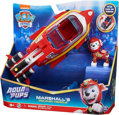 Spin Master Miniatur-Spielzeug Aqua Pups Pfote Patrouille Marshalls Delfin für 3+ Jahre