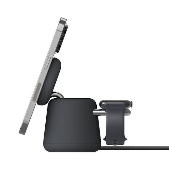 Belkin Încărcător Magsafe 15W Livrarea energiei Gri (Boostcharge Pro 2in1)