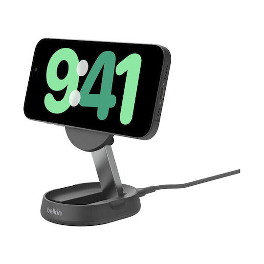 Belkin Ασύρματος Φορτιστής Qi2 15W Μαύρος (Boost Charge Pro)