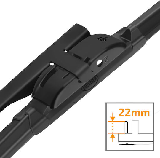 Heyner Wiper Blade Set Suitable Vw Caddy Iii Van 2kb March 2004 October 2006 Hybrid