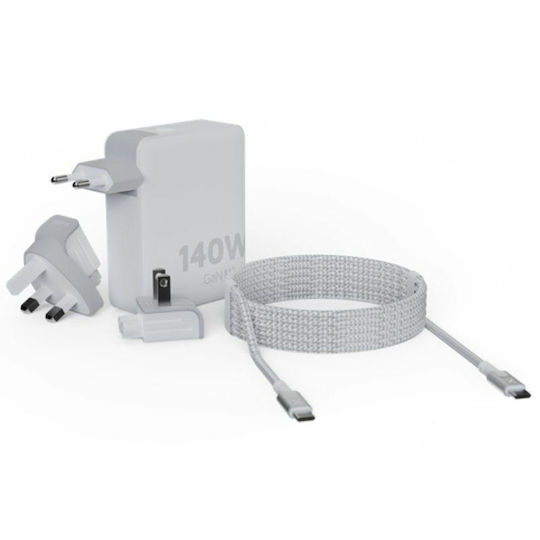 Xtorm Xtorm Drahtloser GaN 140W Power Delivery Handyladegerät Weiß (XVC2140)