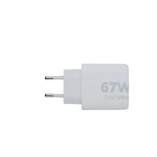 Xtorm Incarcător Fără Cablu GaN 67W Quick Charge 3.0 Alb (XEC067)