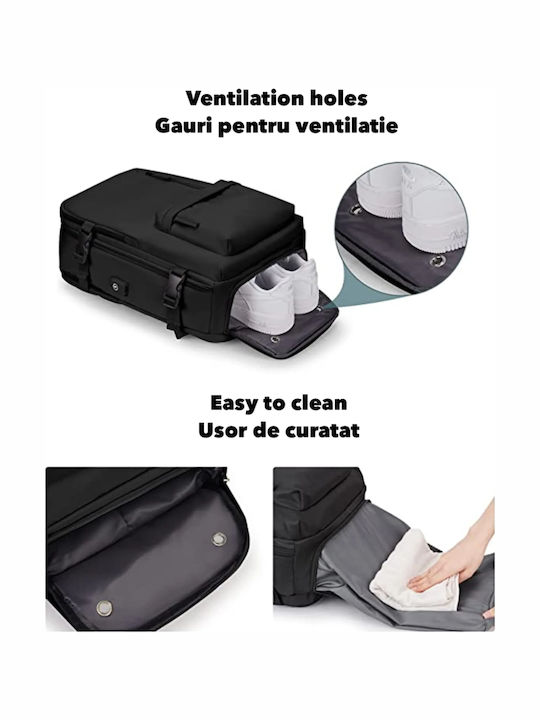 Quasar Backpack Αδιάβροχο 23lt Μαύρο