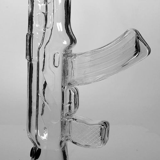 Bong din sticlă Shotgun de 50cm "Pipea Păcii"
