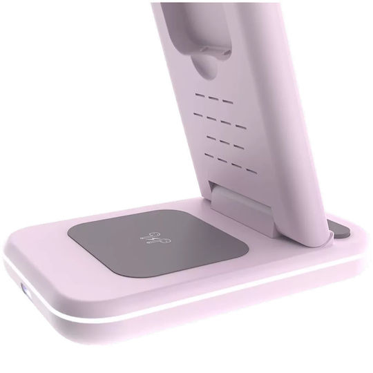 Canyon Încărcător Wireless (Qi Pad) 15W Iced Pink (CNS-WCS304IP)