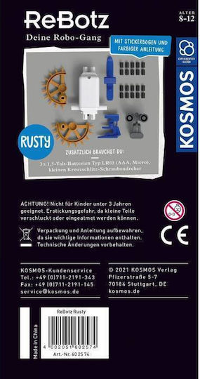 Kosmos Rebotz Rusty STEM Εκπαιδευτικό Παιχνίδι Ρομποτικής για 8+ Ετών
