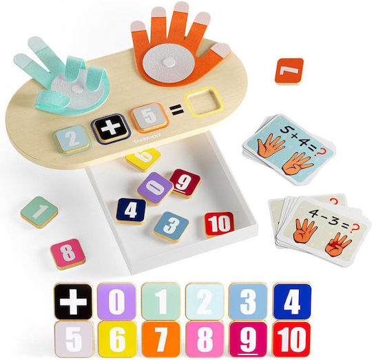 Top Bright Finger Math Образователна Игра Образователни от Дърво за 3+ години Години