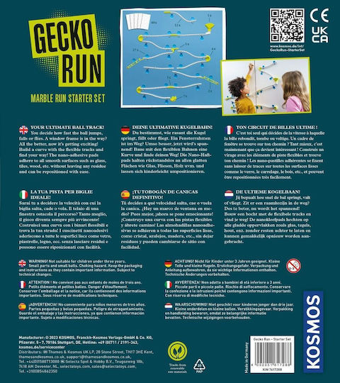 Kosmos Δημιουργική Μπίλια Gecko Run STEM Educational Game Engineering for 8+ years old Years Old