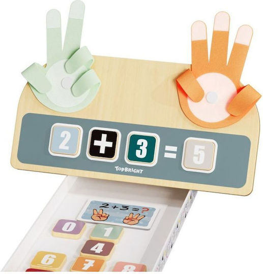 Top Bright Finger Math Образователна Игра Образователни от Дърво за 3+ години Години