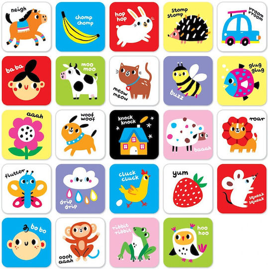 Banana Panda Κάρτες Υψηλής Αντίθεσης Educational Game Knowledge for 6+ years old Years Old